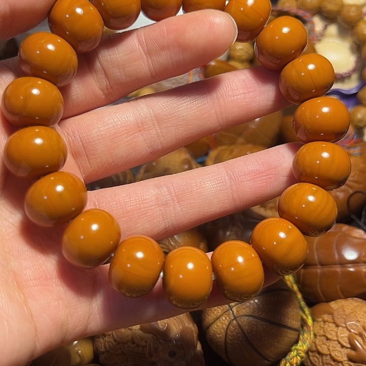 橄榄核手串/手链猴头全盘微瑕