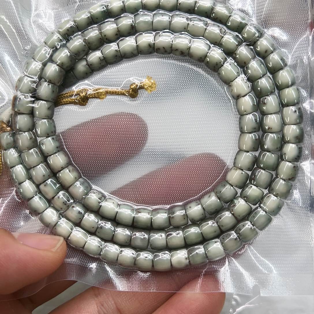星月菩提手串40长老糯冰半臂河豚108-65