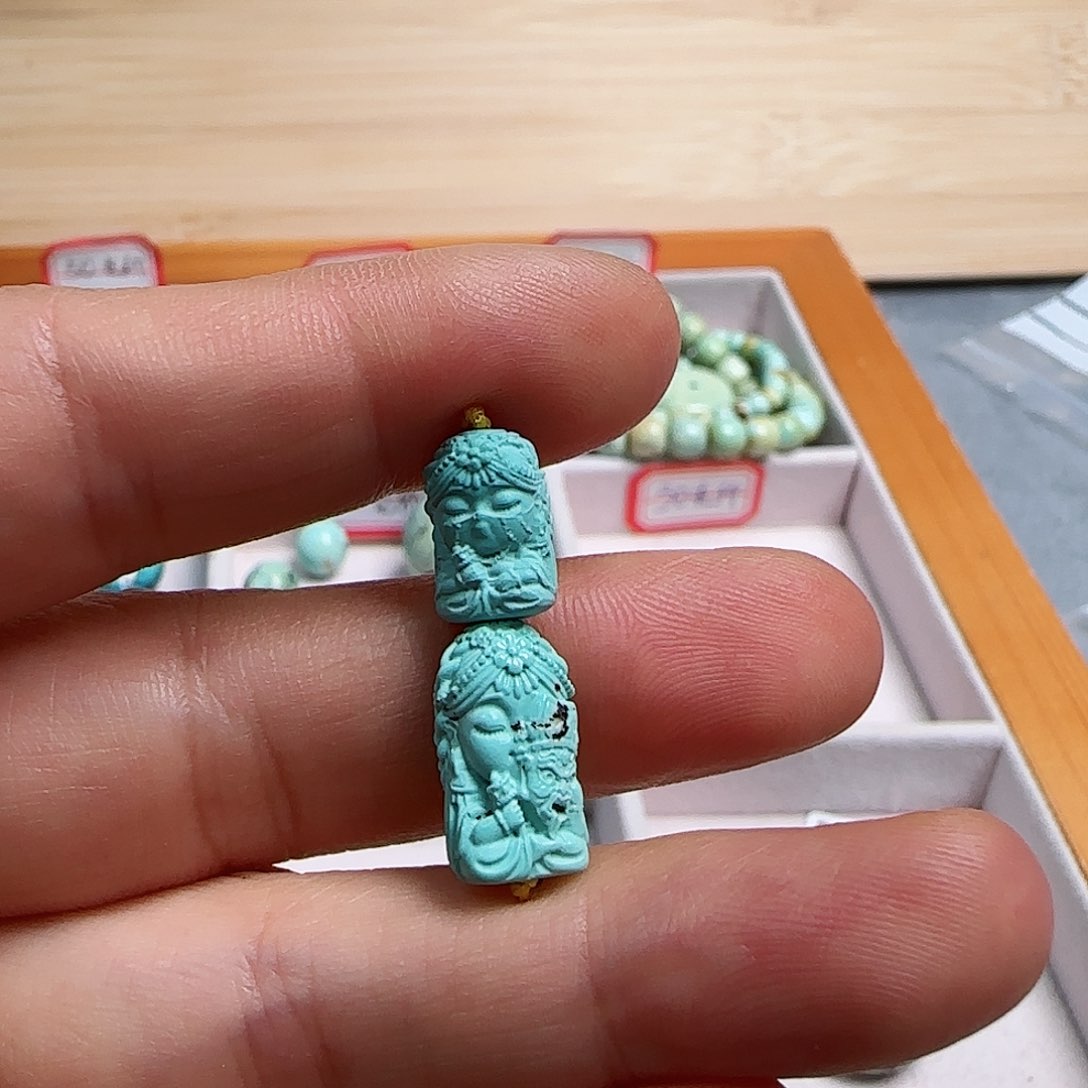 绿松石珠宝半成品未镶嵌