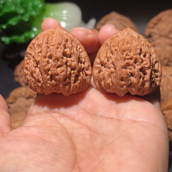 吊坠文玩核桃文玩核桃吊坠平谷凹底39