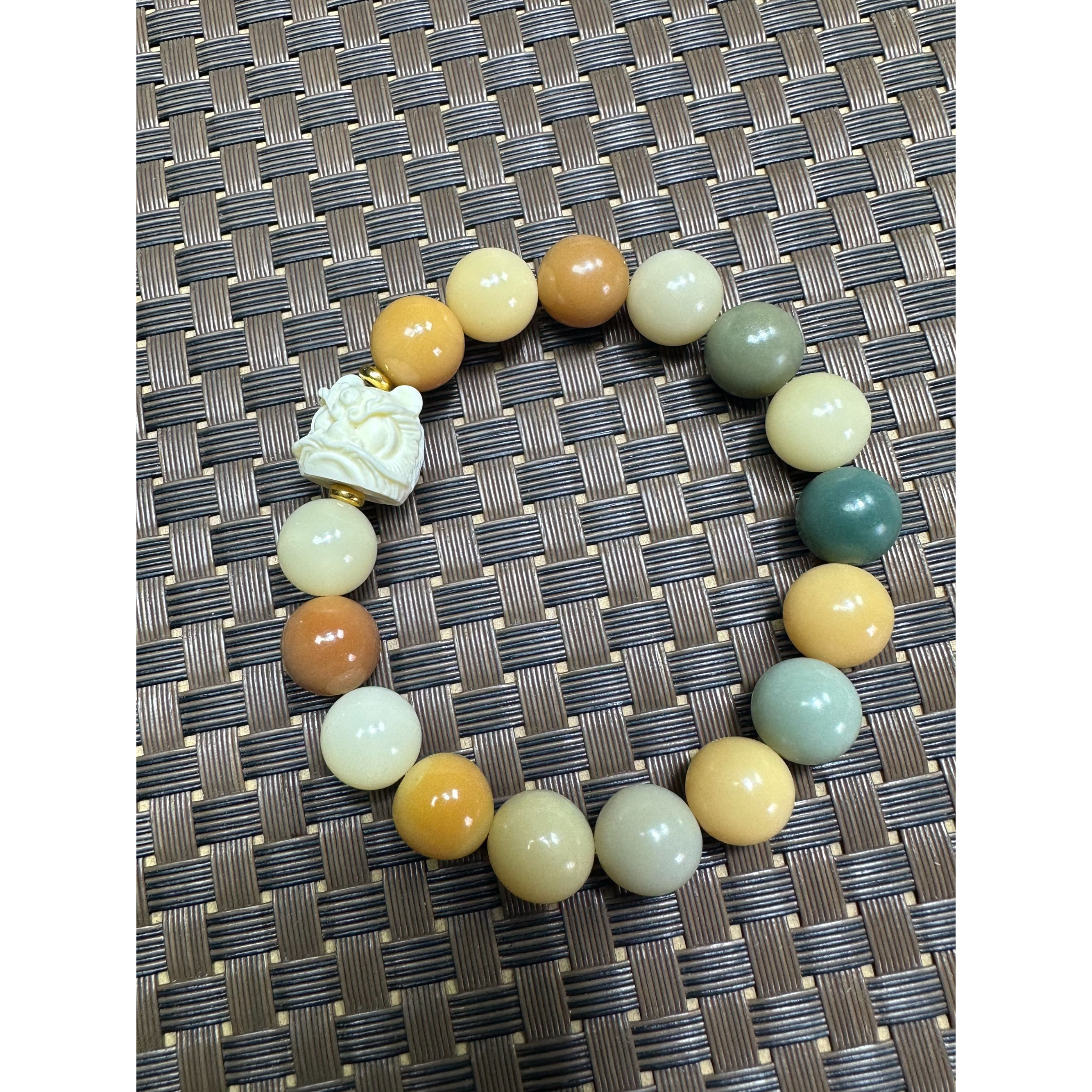 739多宝菩提醒狮精品12mm单圈手串zy739（无礼盒）