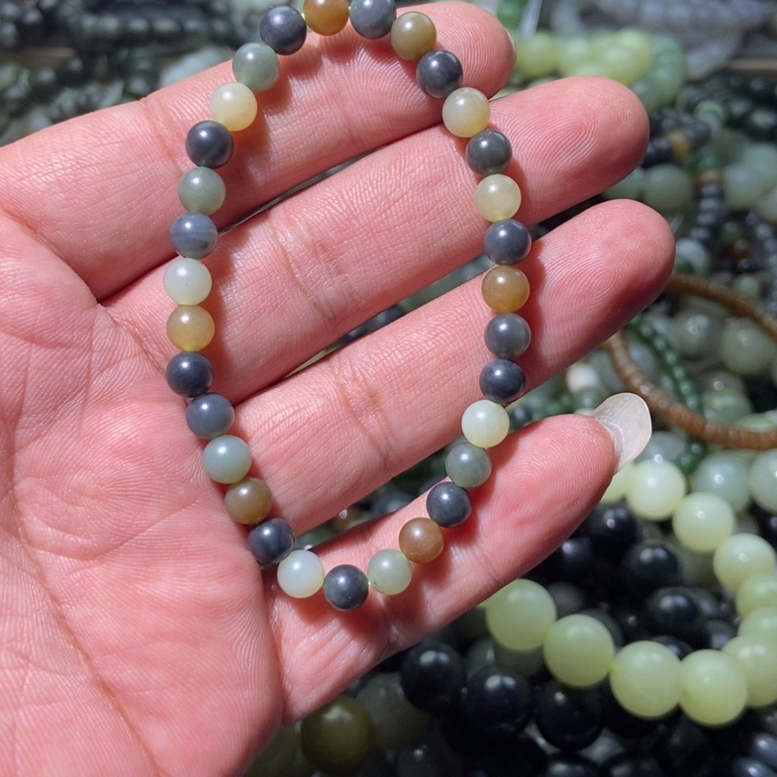 和田玉手链未镶嵌