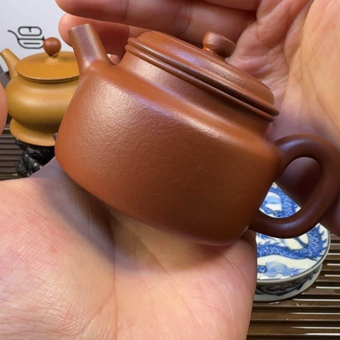 茶壶紫砂微瑕黄龙山赵庄朱泥德钟