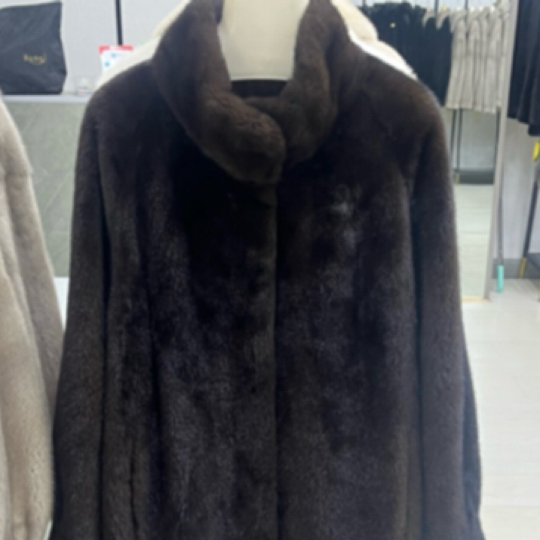 马哈根原色立领110长时尚潮流百搭款大衣