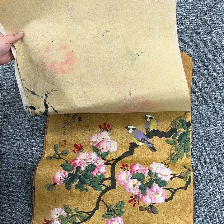 国画纯手绘字画作品欣