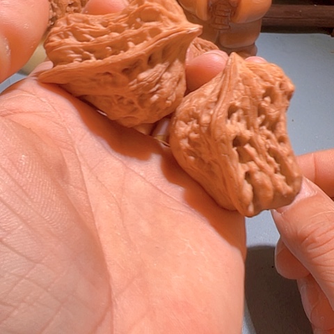 文玩核桃把件鸟33帽子