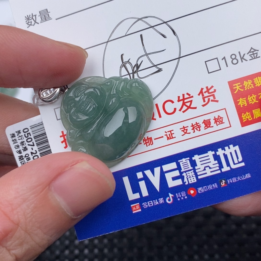 贰***️翡翠银S925镶嵌颈饰