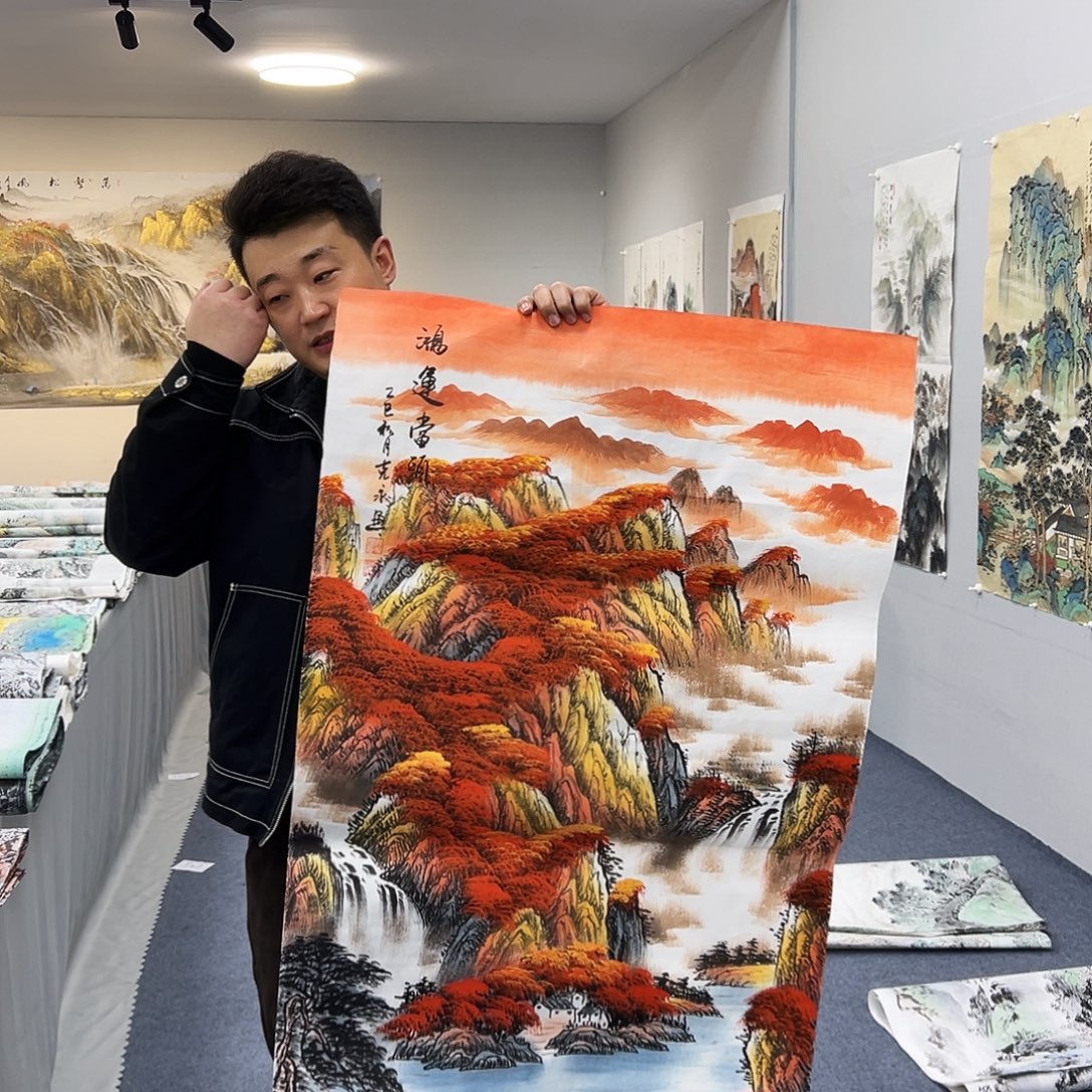 国画国画作品宣纸纯手绘