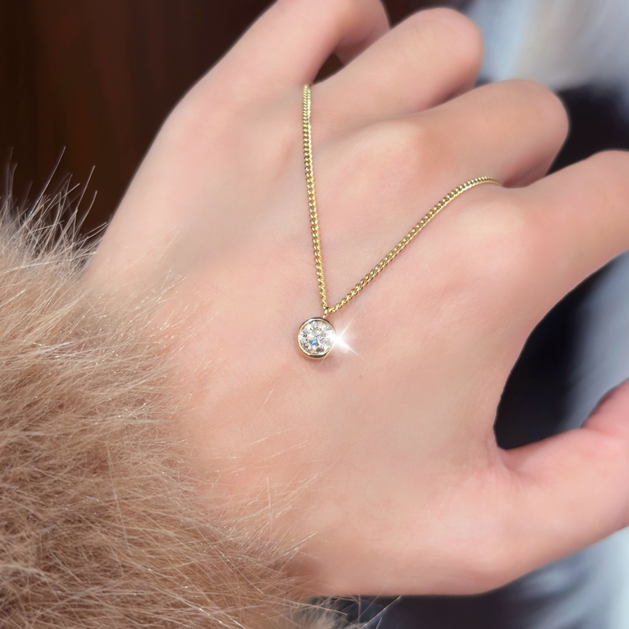 【六言高定】【ZSXL0592】古巴泡泡钻石项链