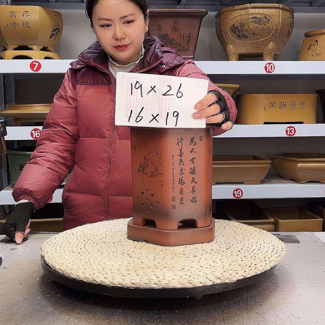 紫砂花盆紫砂花盆