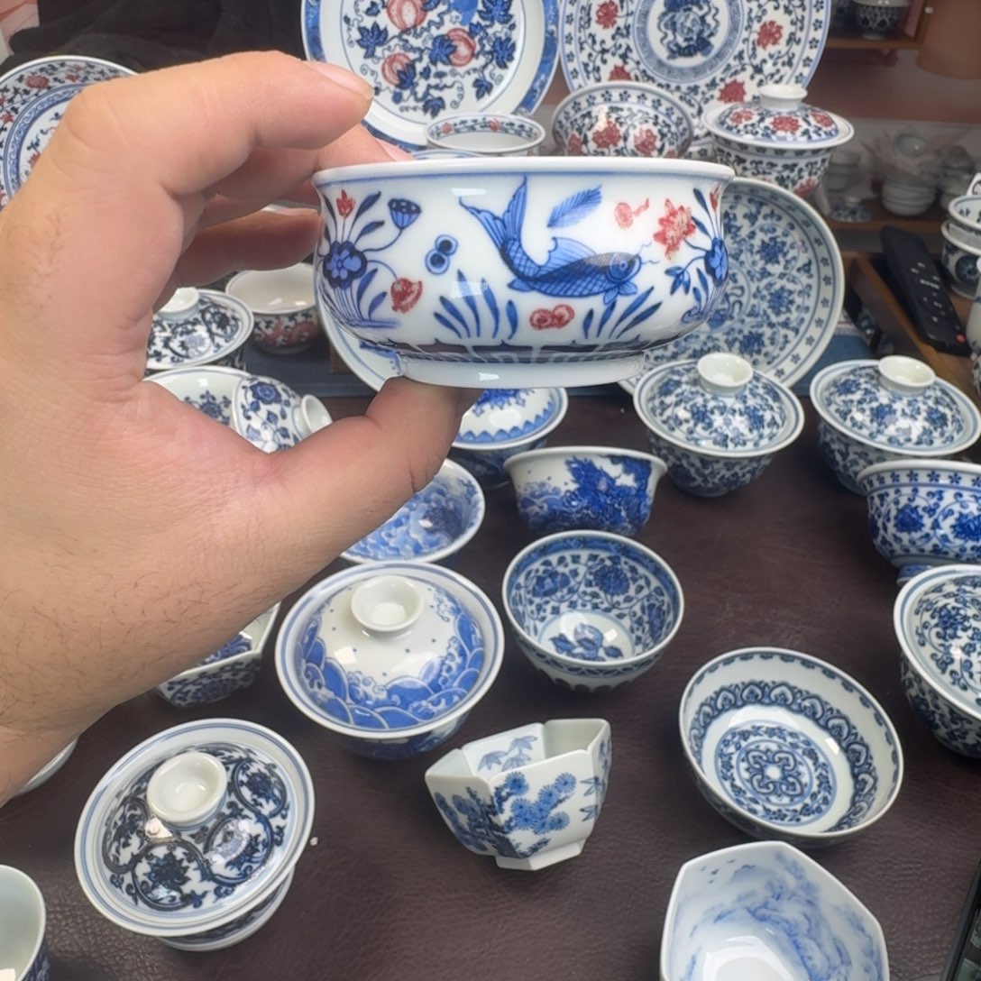 扬***司陶瓷杯子纯手工手绘气窑