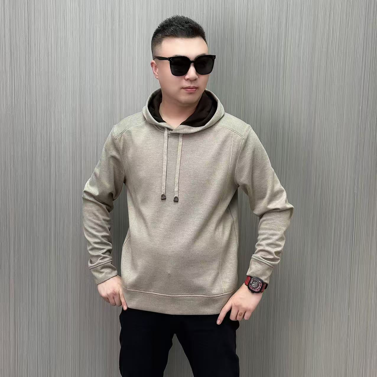 【68029】秋冬新品 时尚百搭 老钱风  新款连帽  男士长袖卫衣