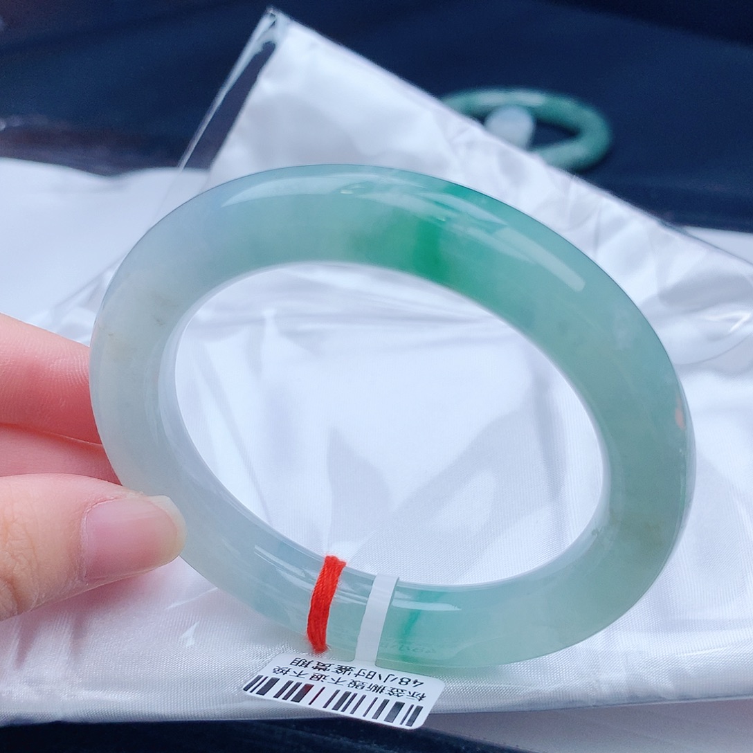 翡翠未镶嵌手镯缅甸天然翡翠a货手镯