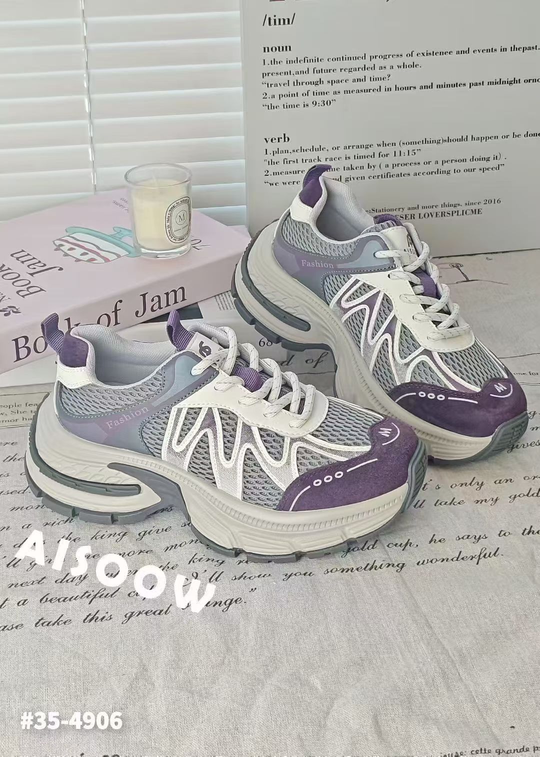 老爹鞋百搭厚底秋冬运动鞋欧若动感风机美式能潮鞋欧若假日风女鞋