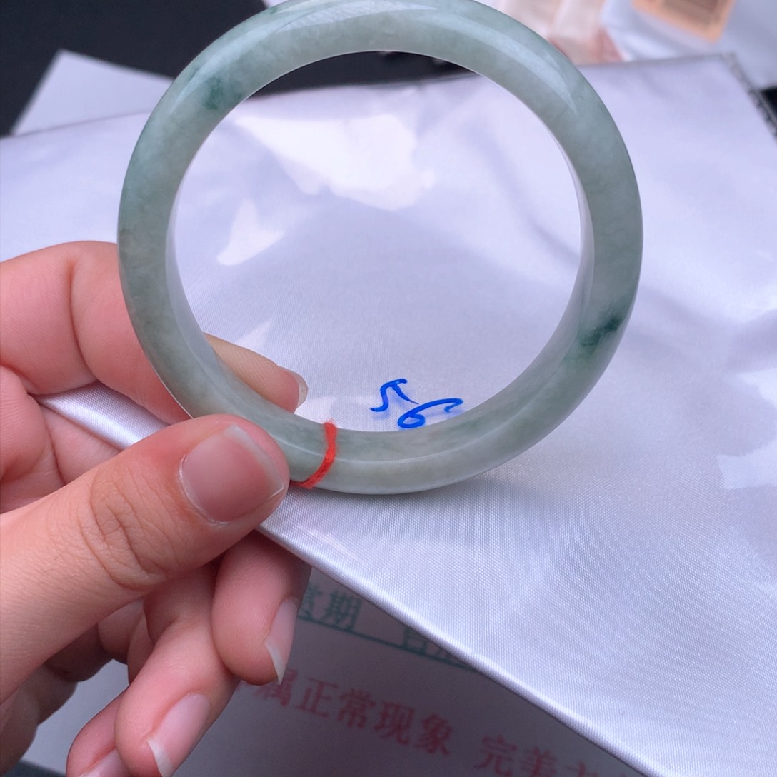 翡翠手镯未镶嵌8号55.3