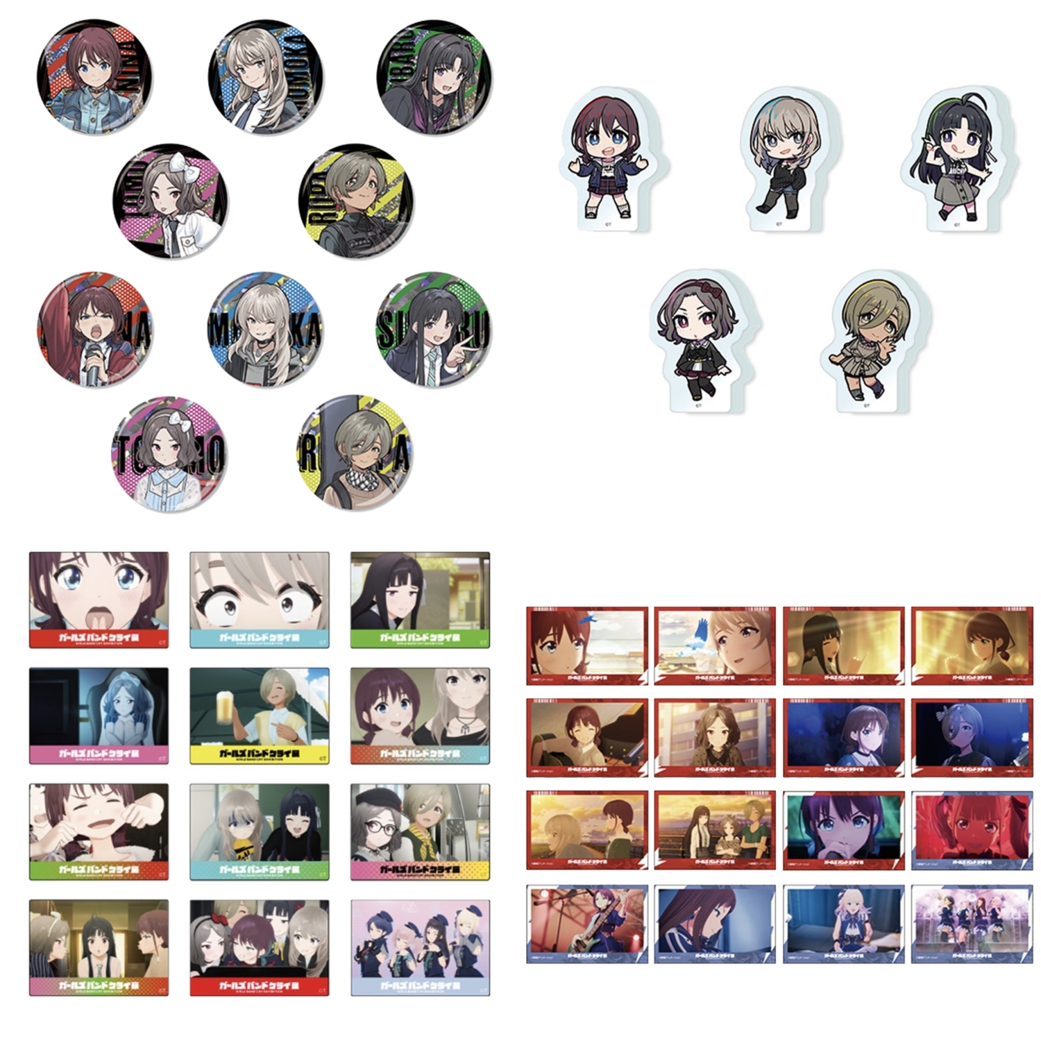 【哭泣少女乐队】gbc东京展  吧唧透卡冰箱贴 徽章（默认代拆）