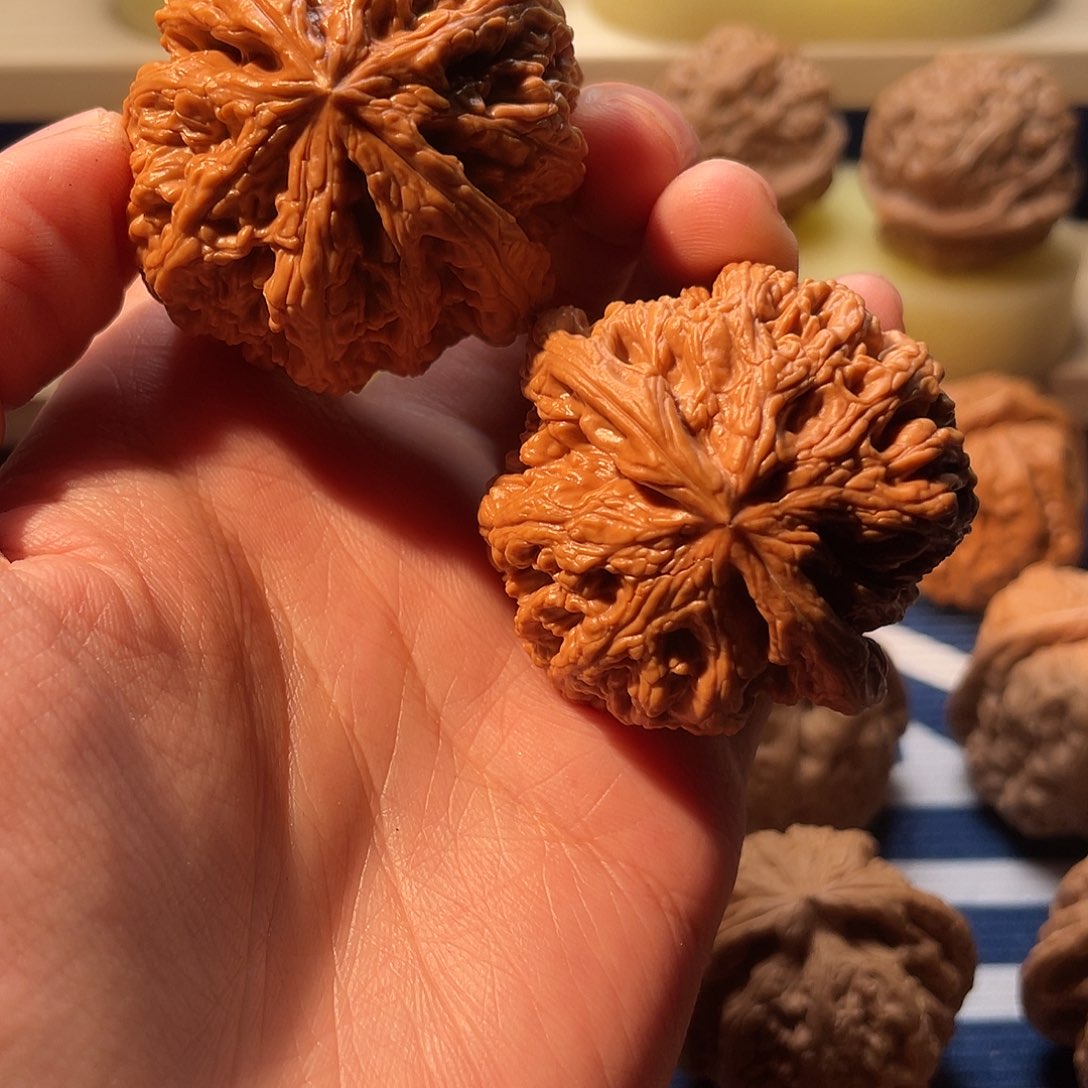 b****文玩核桃46尺大粗筋全品