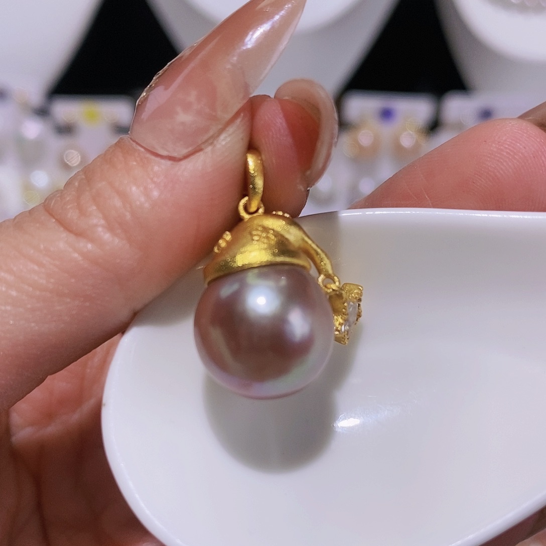 淡水珍珠颈饰合金