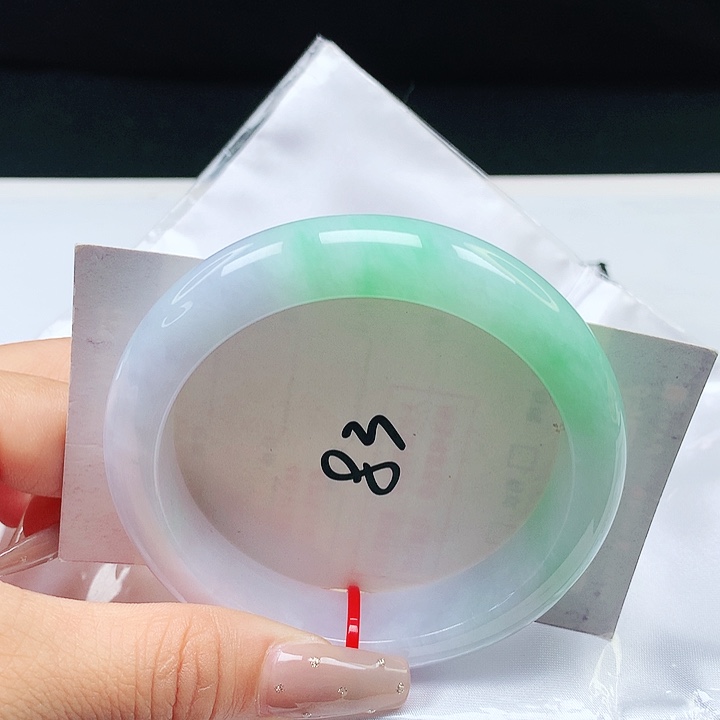 翡翠手镯未镶嵌56+正圈