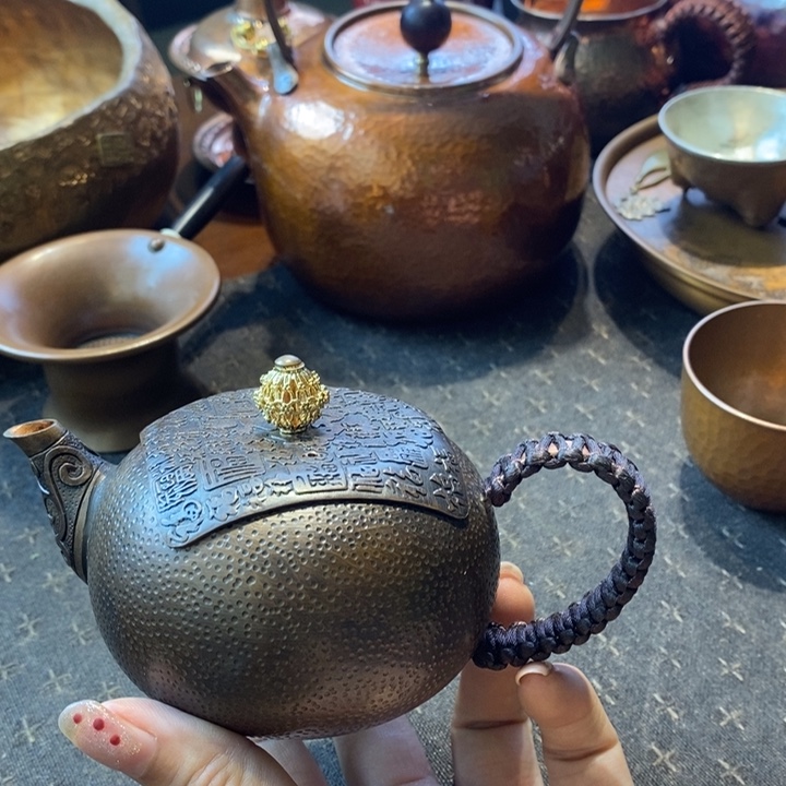 紫铜百富泡茶壶冲之