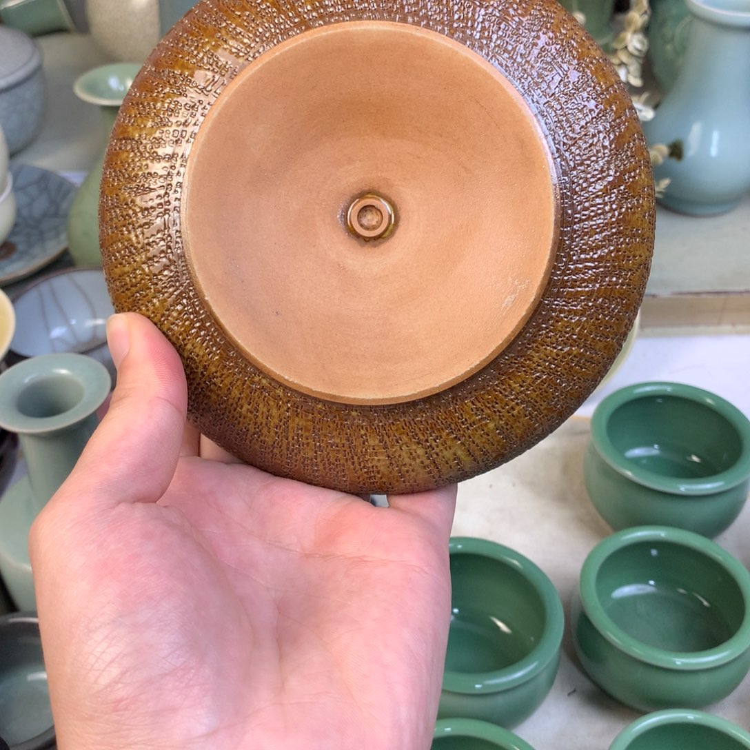 杯黄*叶龙泉青瓷龙泉路上的