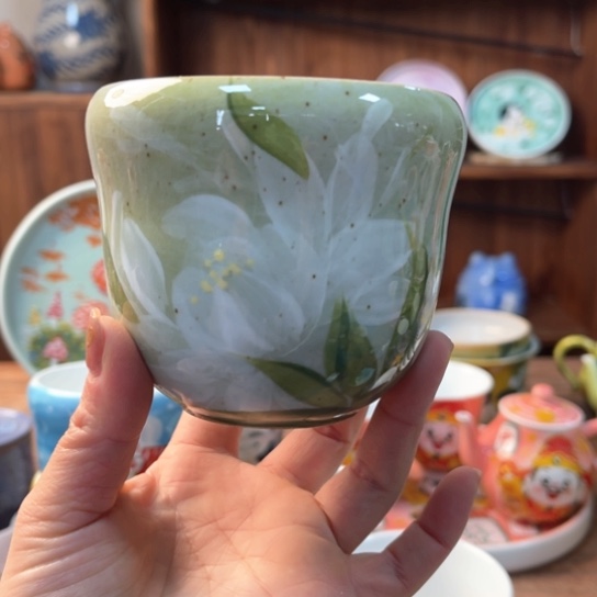 瓶景德镇釉下手绘陶瓷