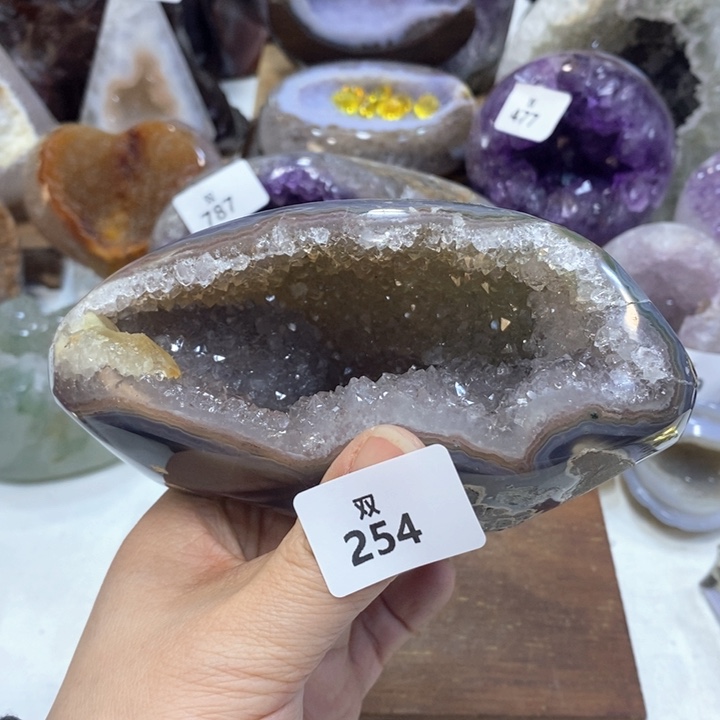 水晶大型摆件（非配饰）未镶嵌方解石