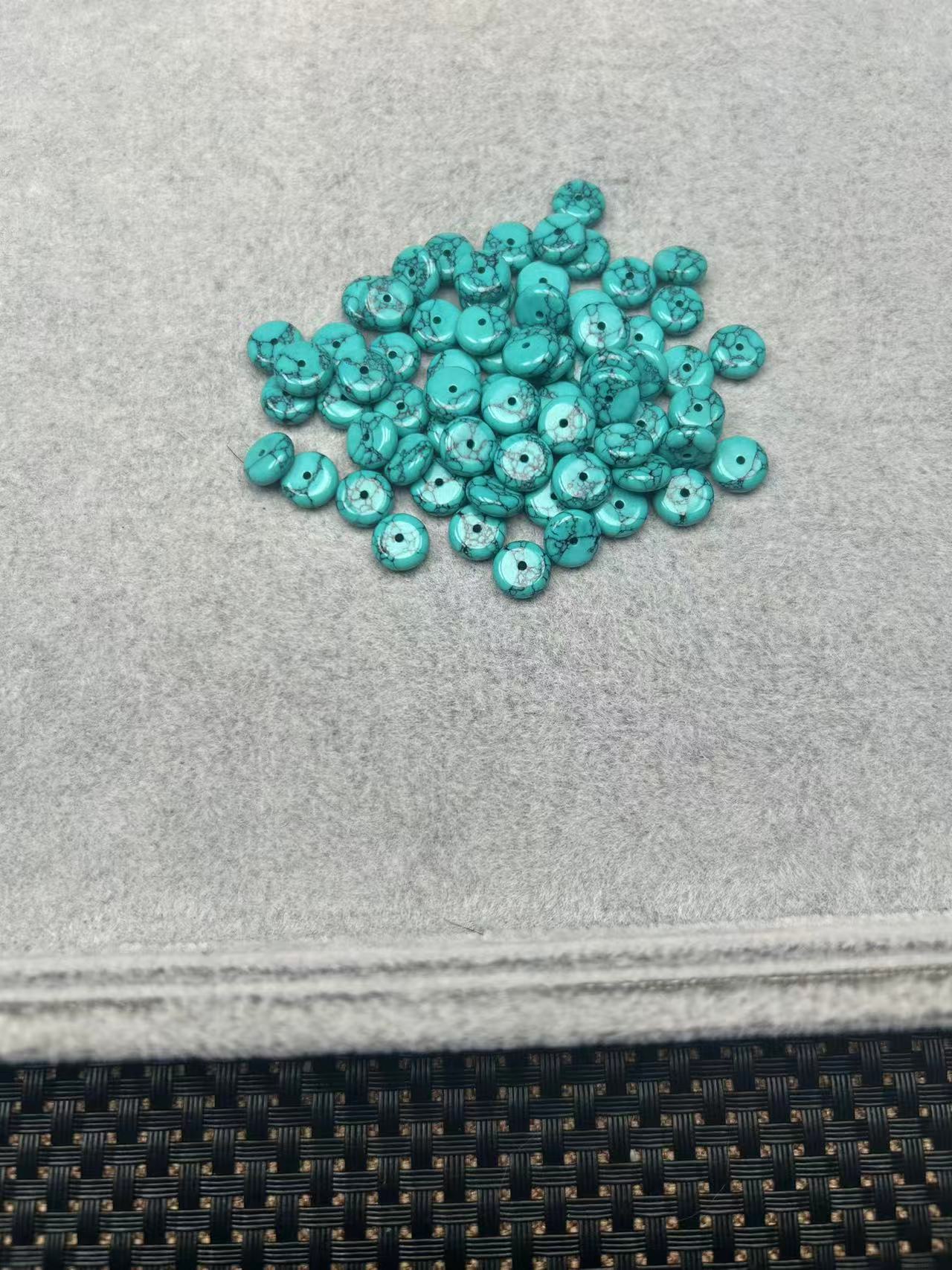 344 暴力蓝铁线8mm隔片{十片}