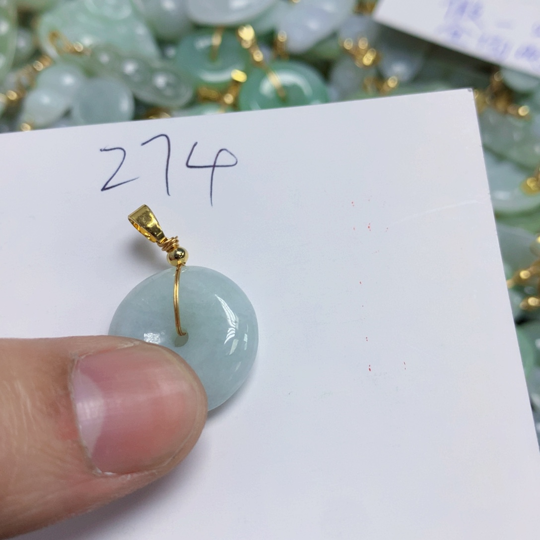 【闪购商品】翡翠颈饰合金天然翡翠A