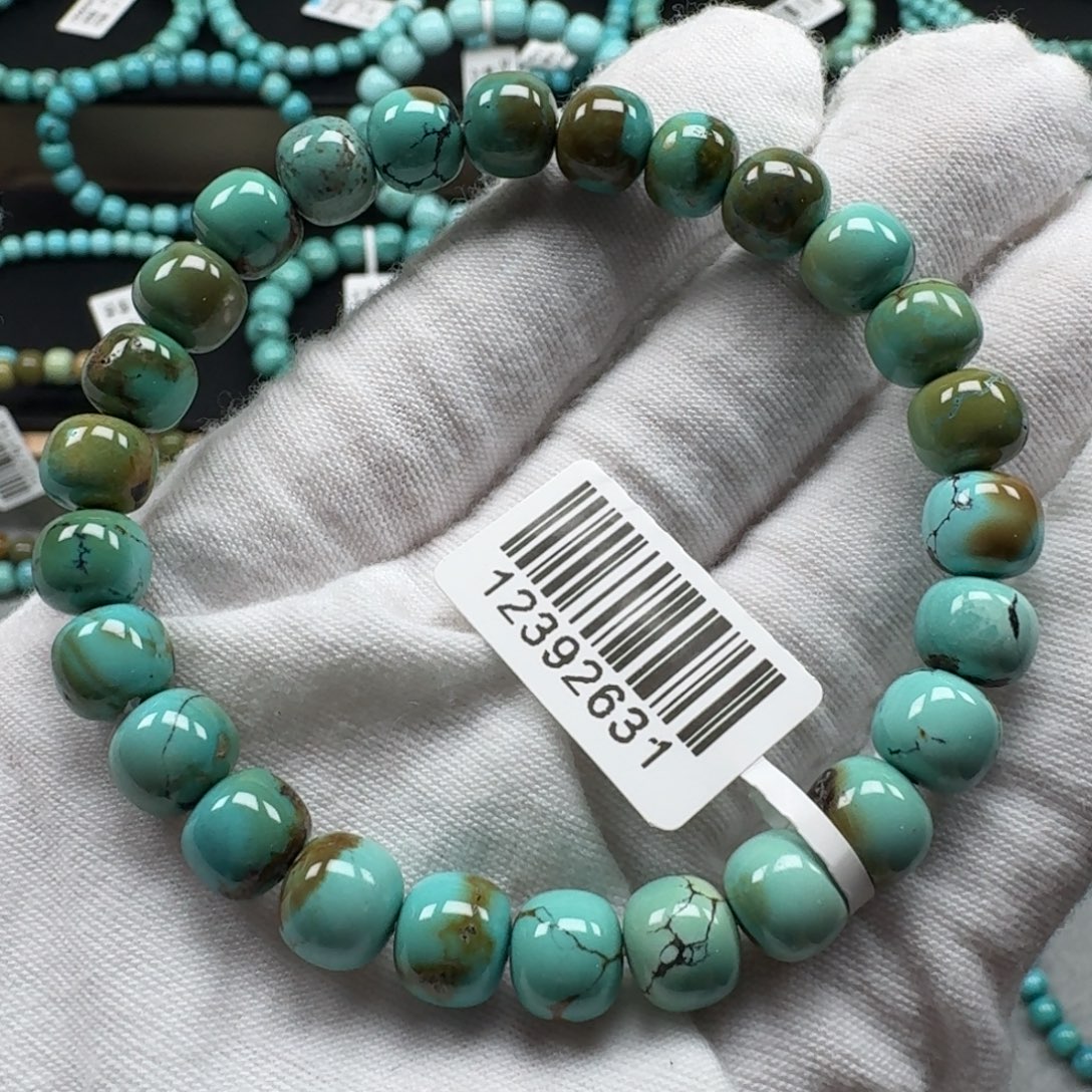 绿松石未镶嵌挂件