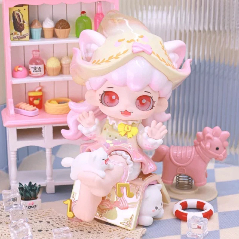 【代拆】正版Mioco米可陪伴日记潮玩盲盒四季魔法公仔娃娃摆件