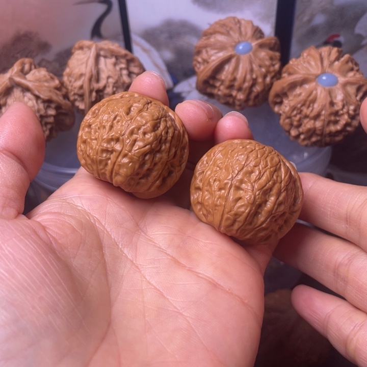 把件文玩核桃35全品乾隆磨