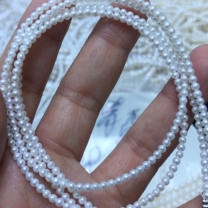 大理石锌合金天然小米链