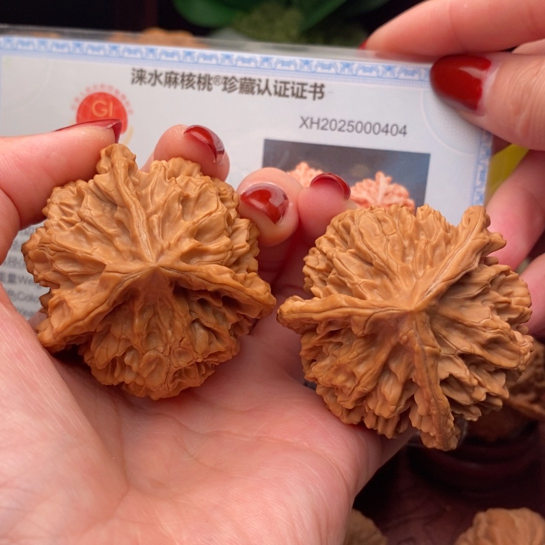 文玩核桃把件国**光龙纹奔49