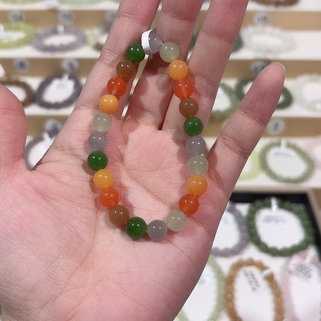 和田玉手链未镶嵌a