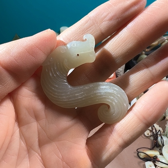 和田玉（糖玉）挂件未镶嵌乐*堂