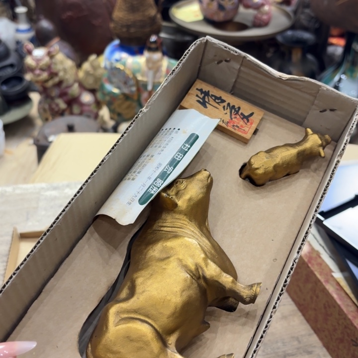 铁古美术置物摆件