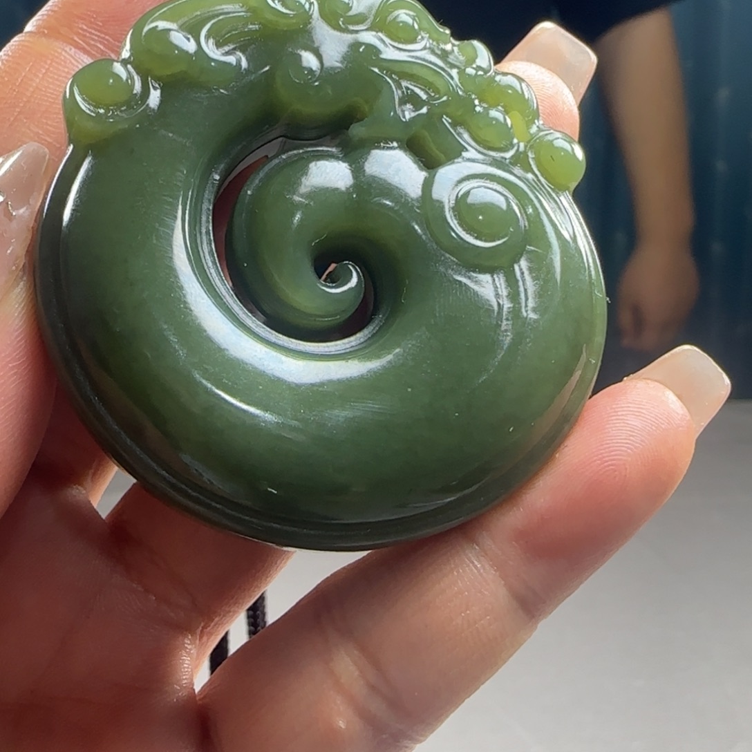 和田玉未镶嵌吊坠(不含链)