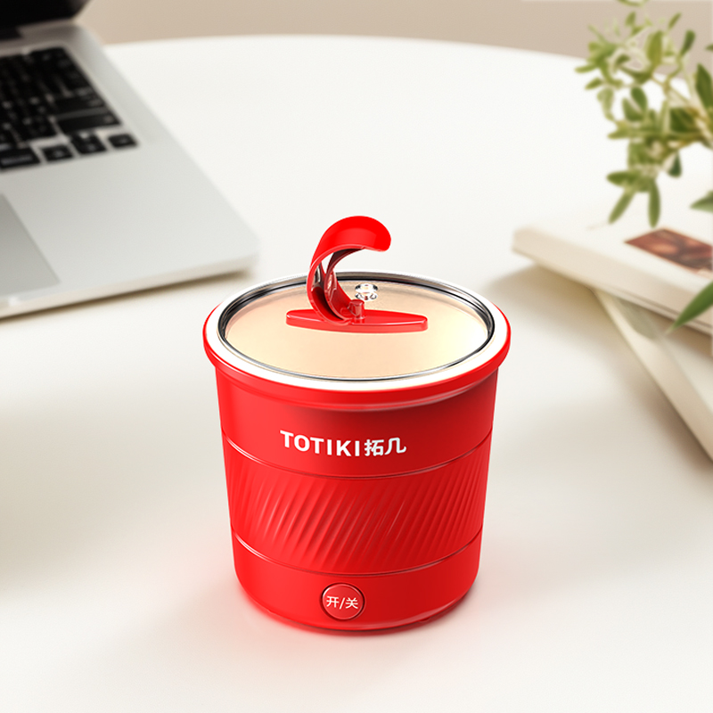 TOTIKI/拓几1.1L电煮杯1-2人电热泡面桶学生宿舍迷你小电锅