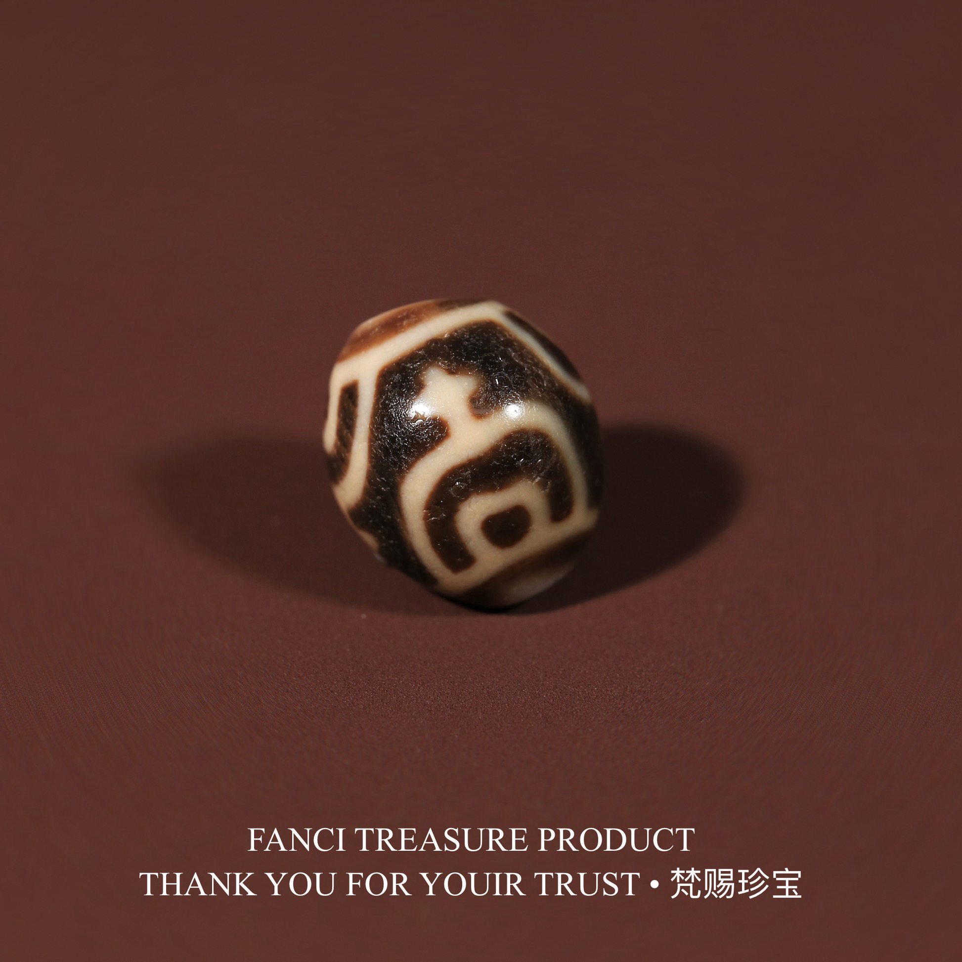 梵赐珍宝·【上肯老超顶料】一代老台湾宝瓶达洛21.3x18.2mm天珠x