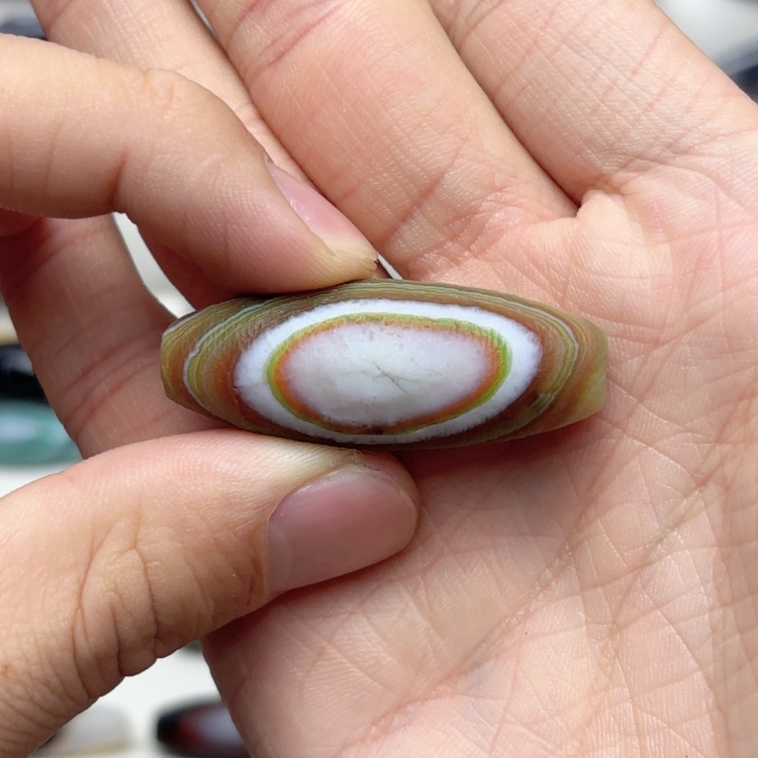 玛瑙/玉髓吊坠未镶嵌三*2