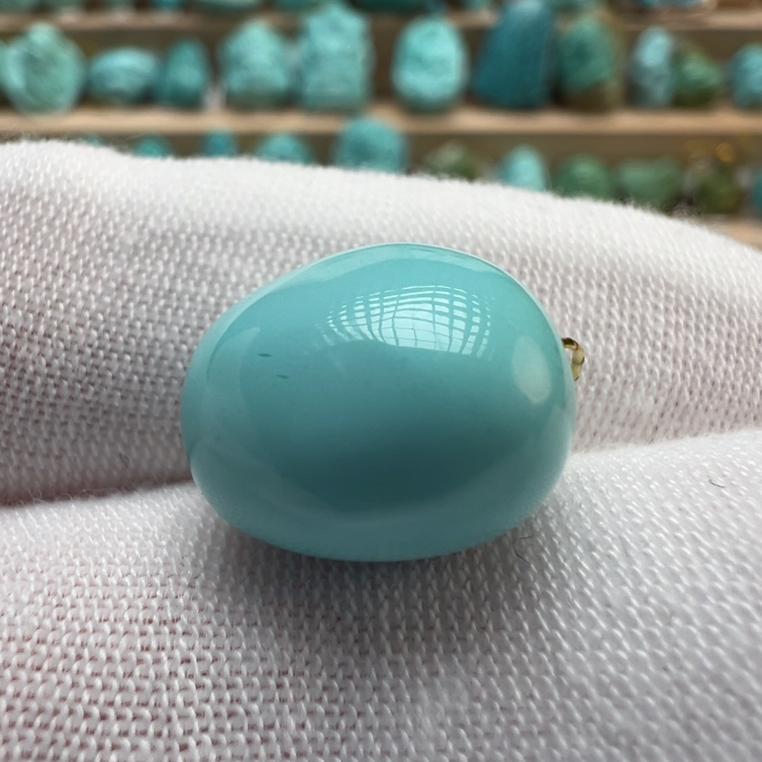 绿松石未镶嵌配饰12.4*13.8