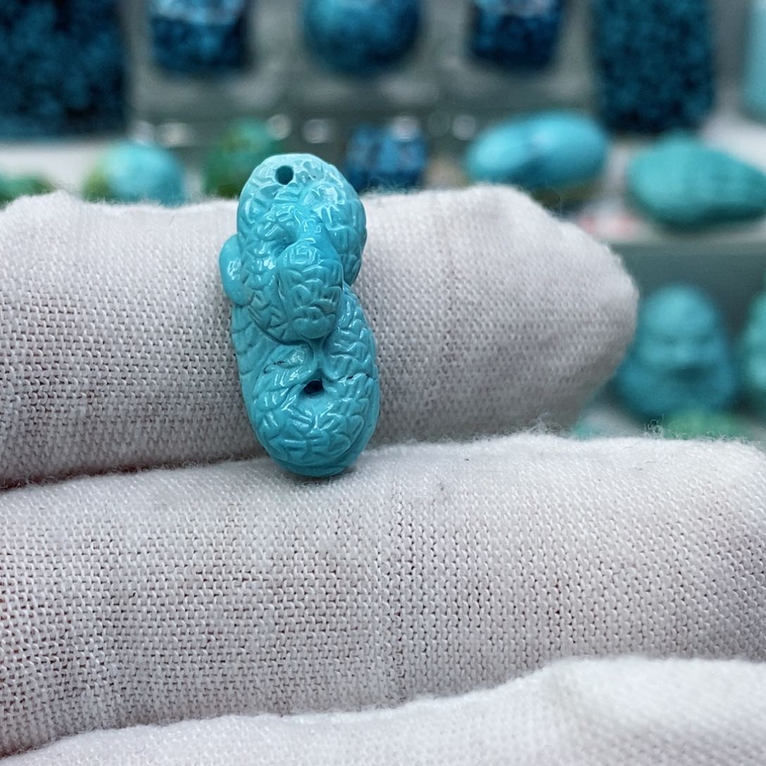 绿松石珠宝奇石未镶嵌