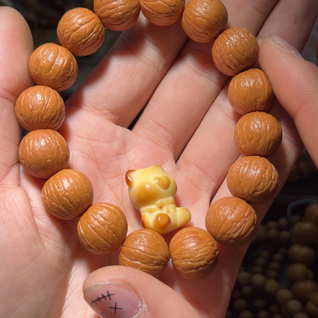 吴****猴头核桃吊坠16同尺聚宝盆全品无瑕无药无修