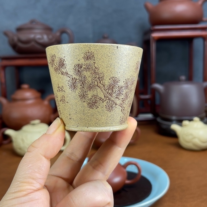 茶壶紫砂青段主人杯