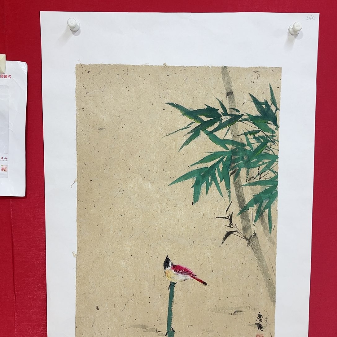 国画精品花鸟系列李老师作品