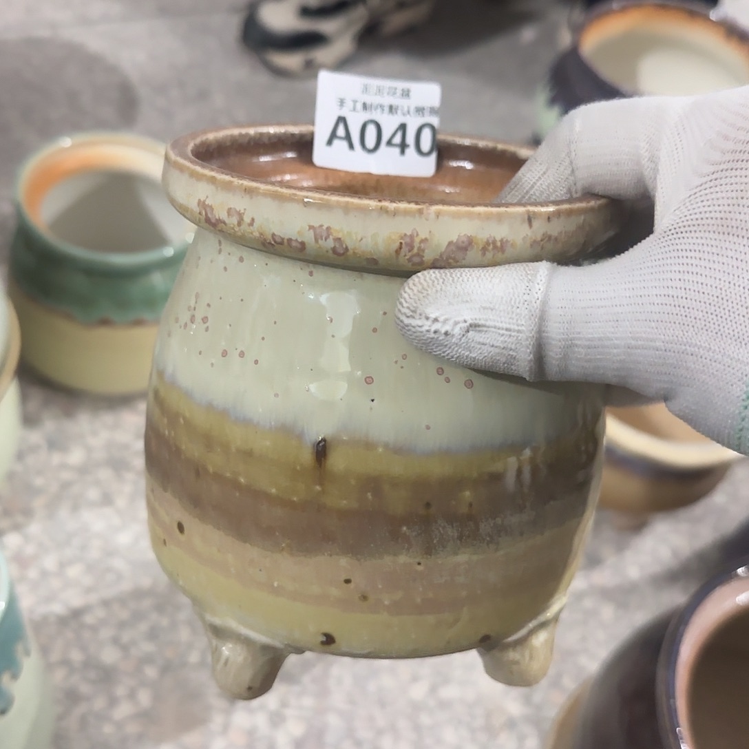 瓷片景德镇手工花盆默认次品