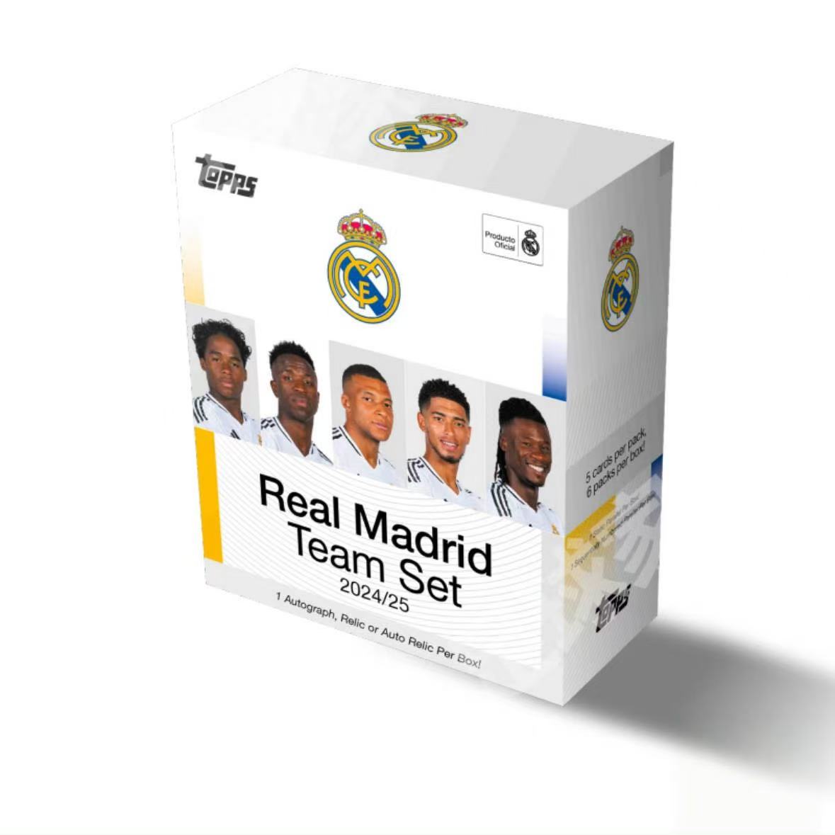 24-25 Topps 皇马队盒足球球星卡盲盒（未成年人禁止下单）