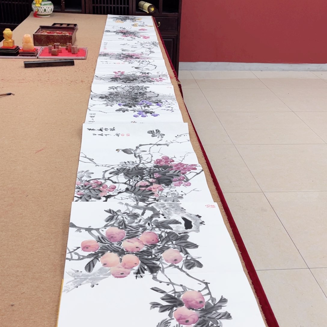 【闪购商品】书法王秘花鸟册页