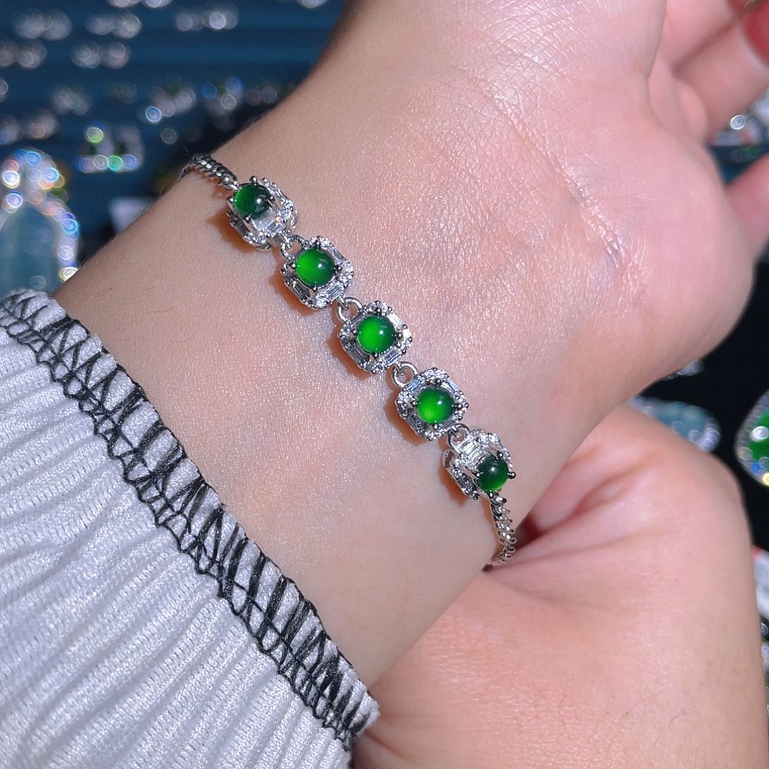 未镶嵌手链翡翠手链